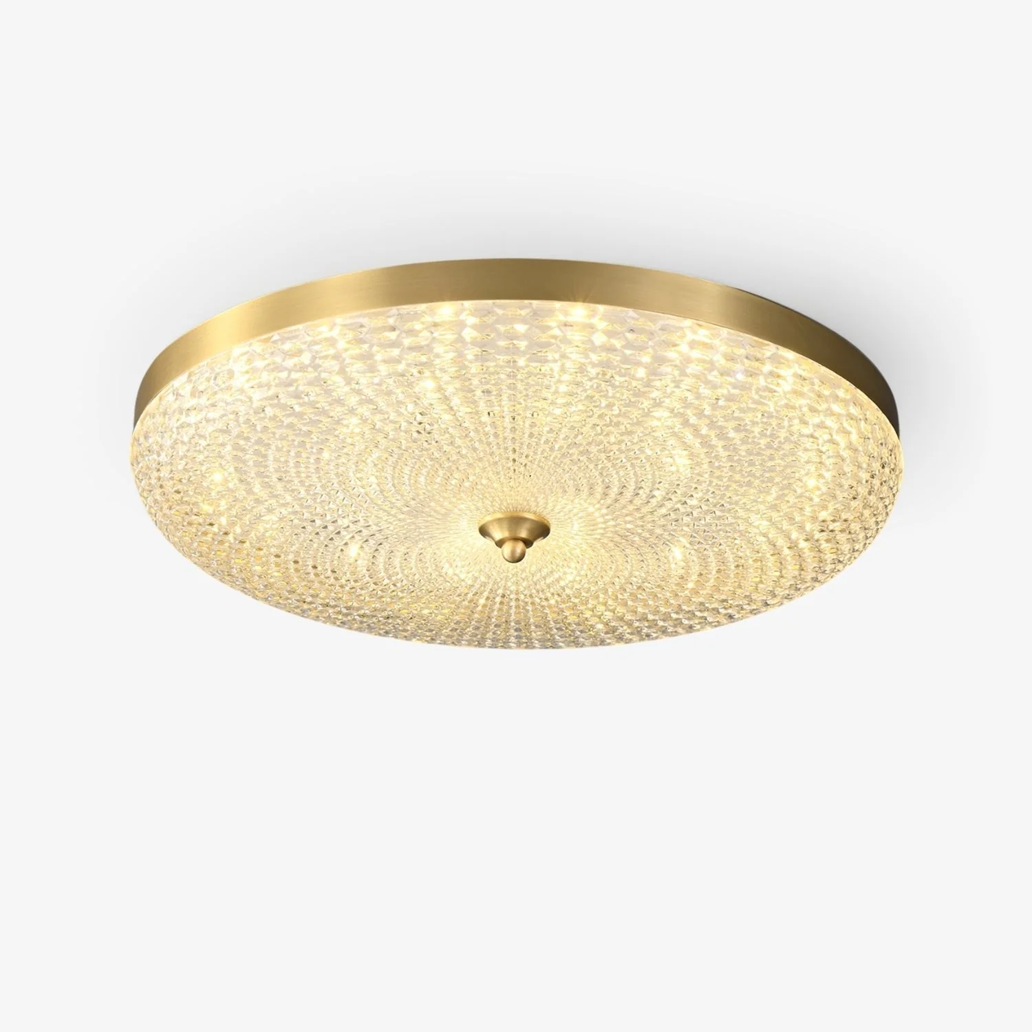 Orlena Modern Minimalist Brass Glass Ceiling Lamp