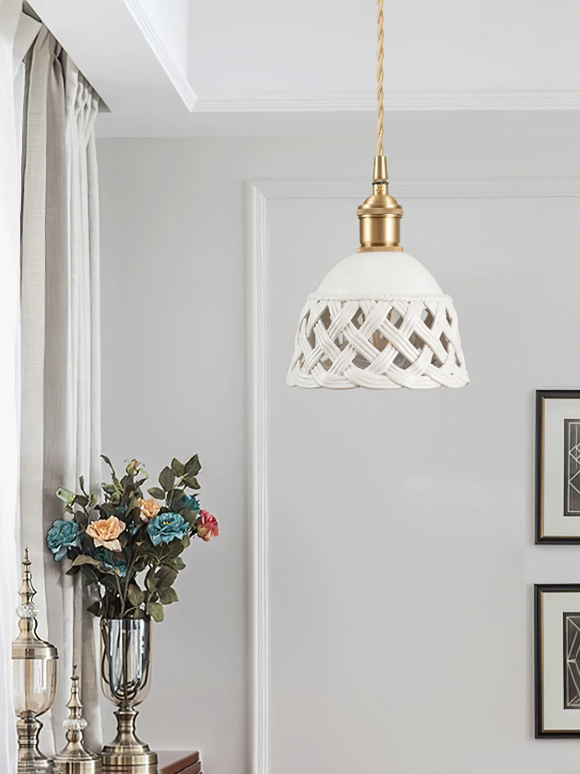 Orlenis Ceramic Cozy Pendant Lamp - Image 13