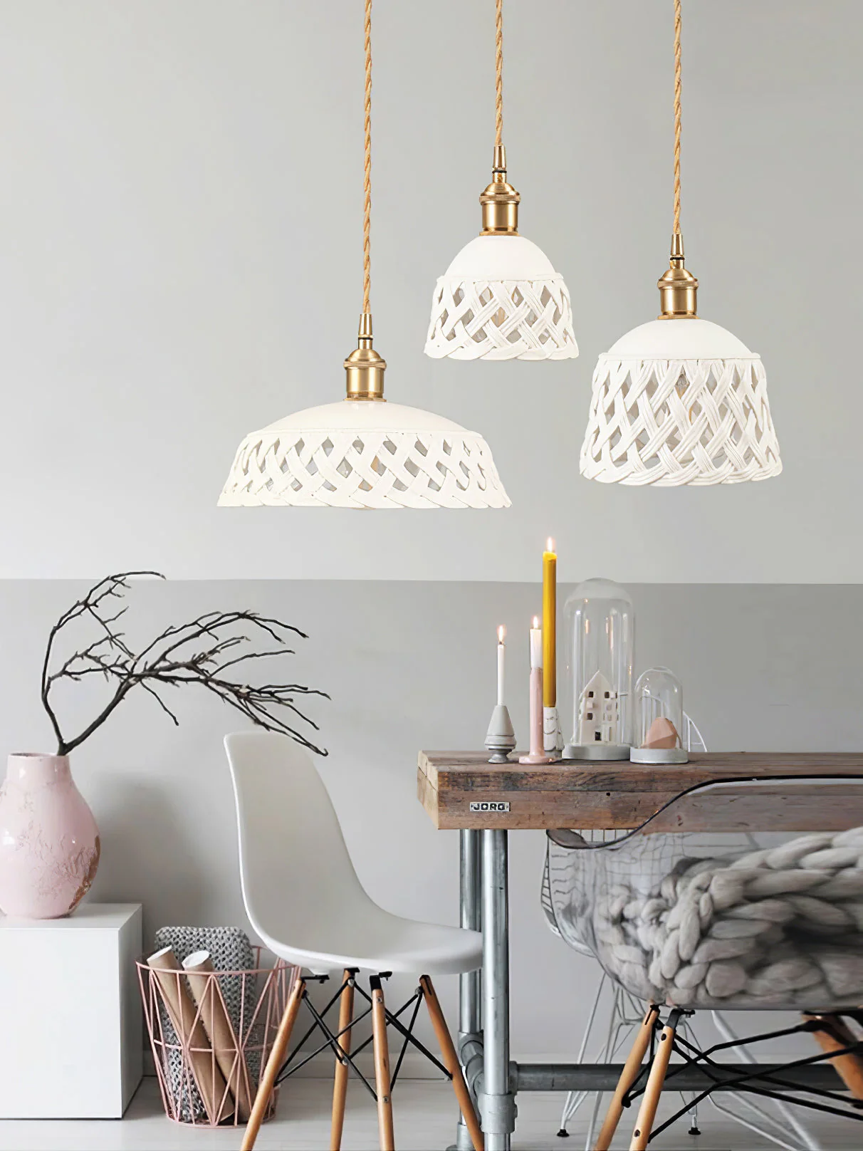 Orlenis Ceramic Cozy Pendant Lamp - Image 15