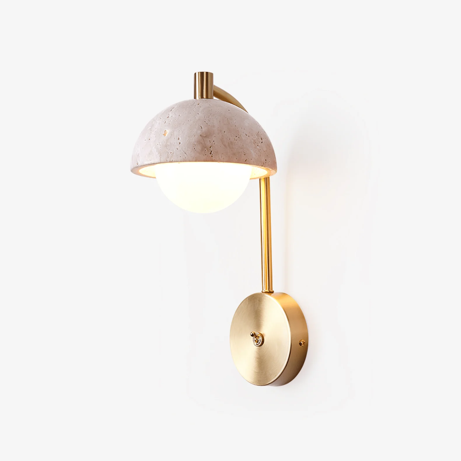 Ormaren Travertine Wall Light