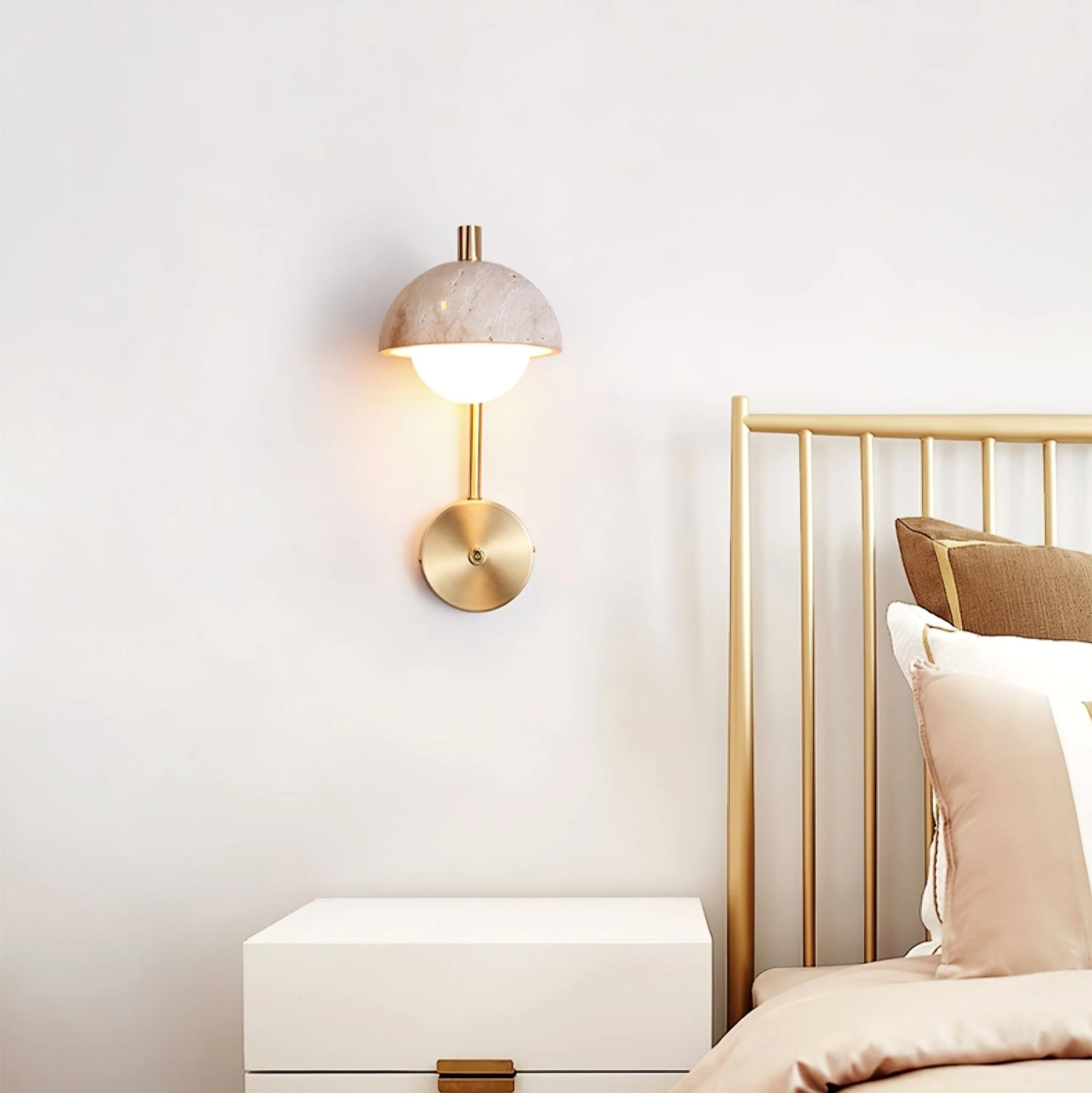 Ormaren Travertine Wall Light - Image 12