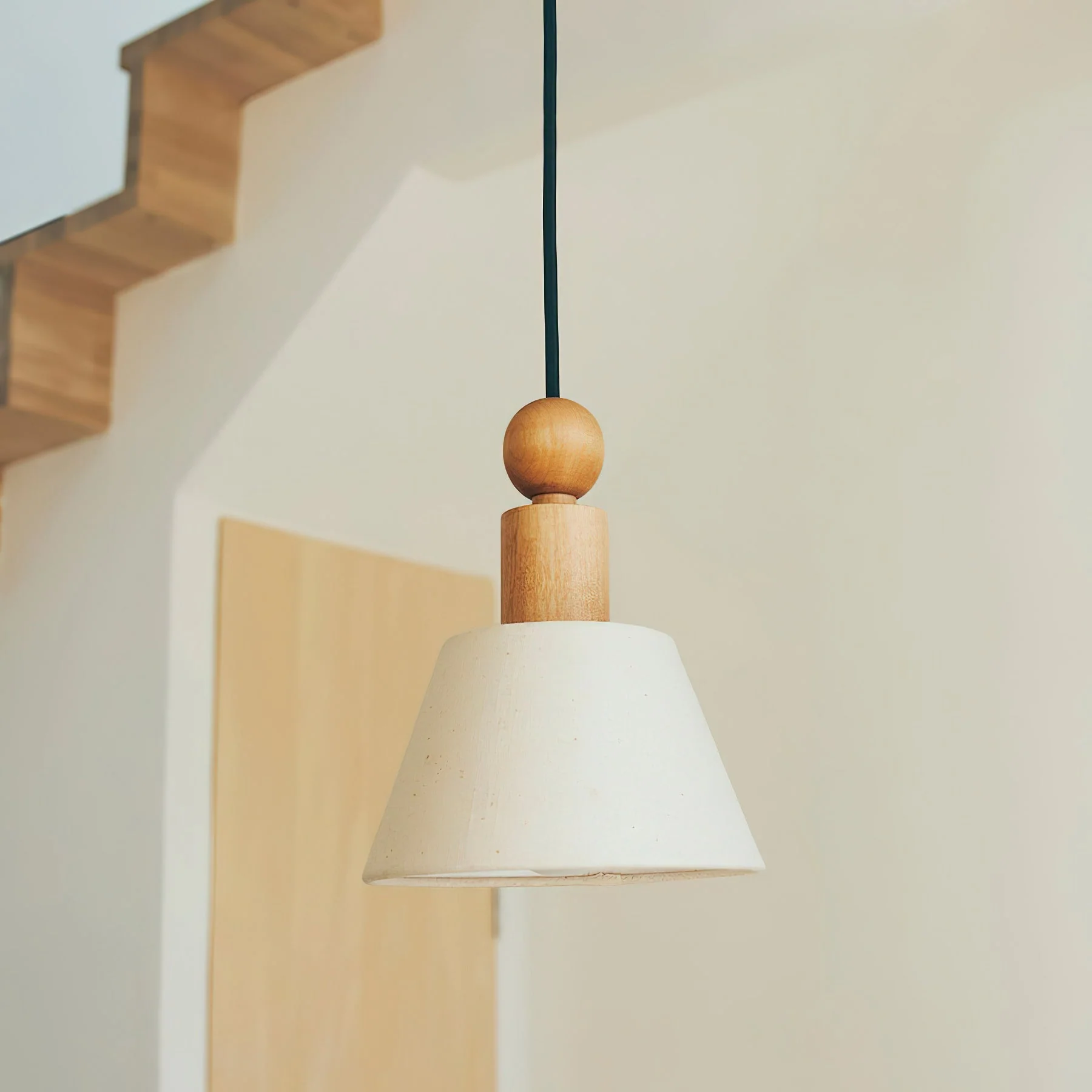 Orne Farmhouse Wood Pendant Light - Image 11
