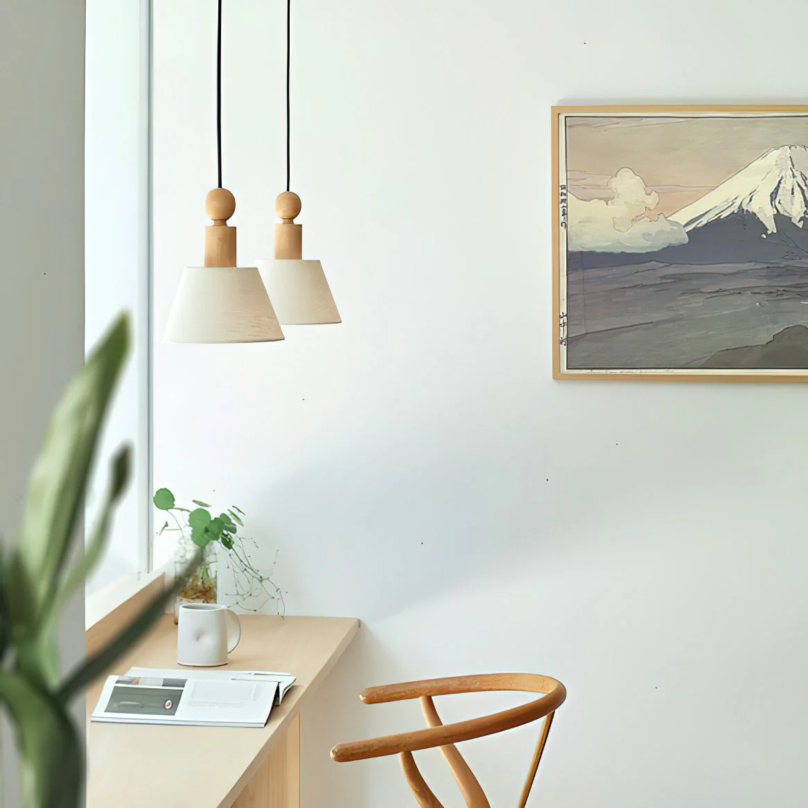 Orne Farmhouse Wood Pendant Light - Image 12