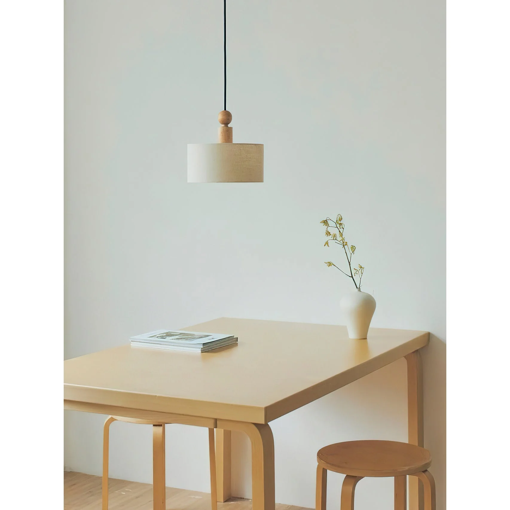 Orne Farmhouse Wood Pendant Light - Image 16