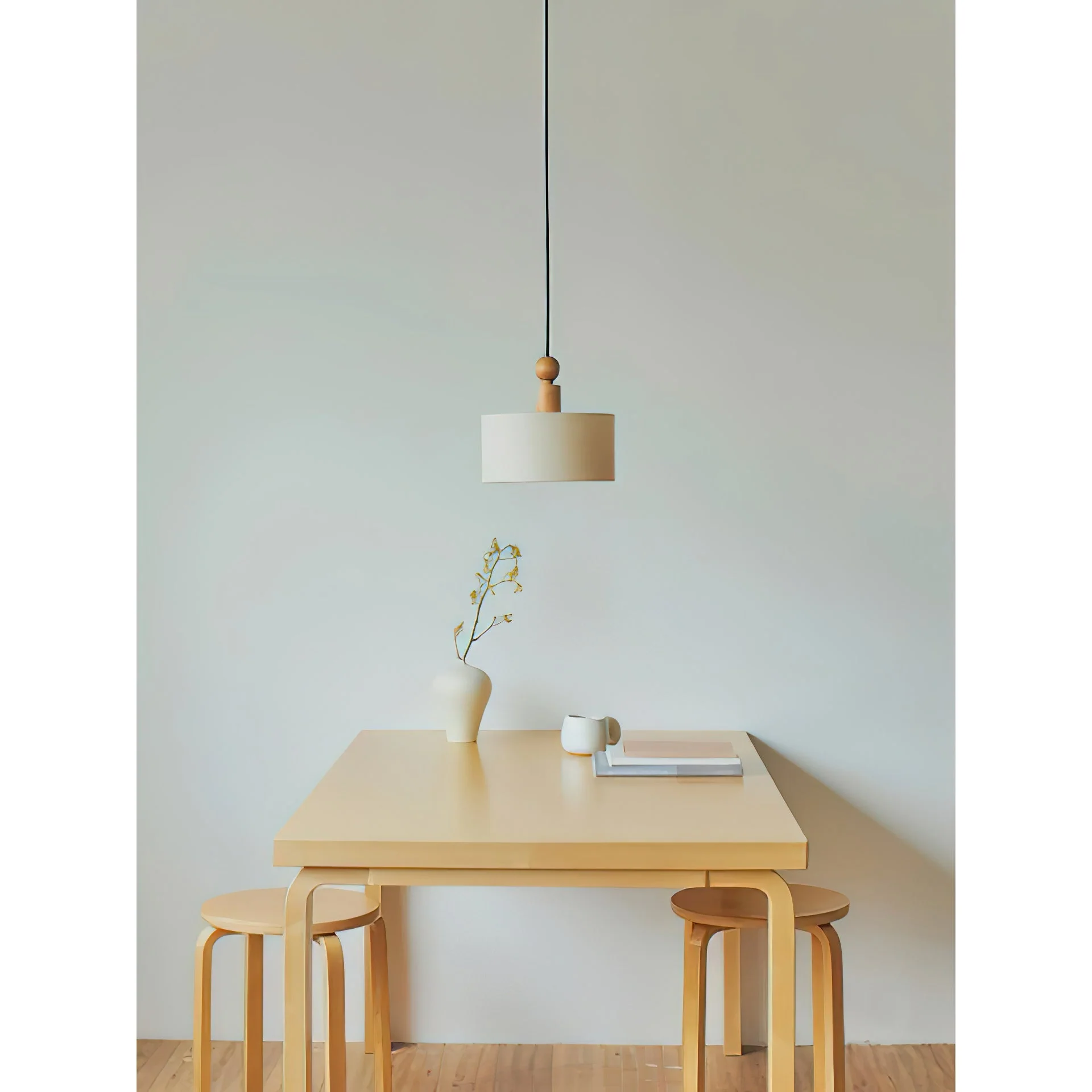Orne Farmhouse Wood Pendant Light - Image 17