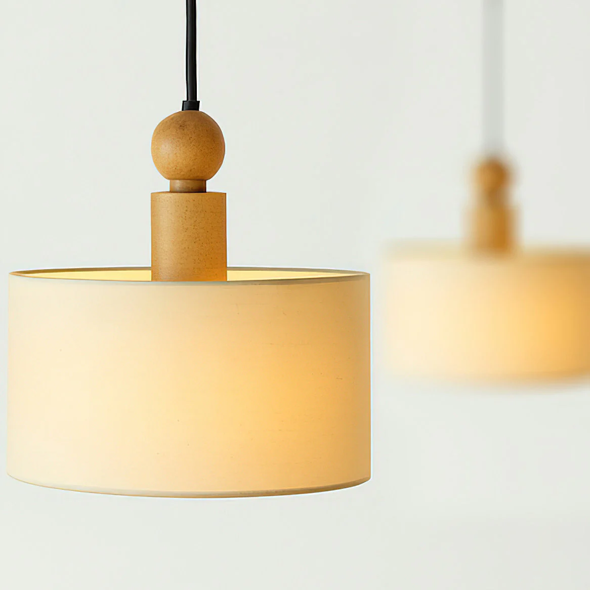 Orne Farmhouse Wood Pendant Light - Image 19