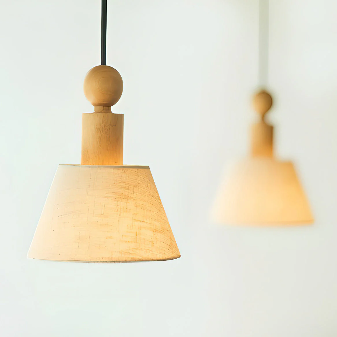 Orne Farmhouse Wood Pendant Light - Image 20