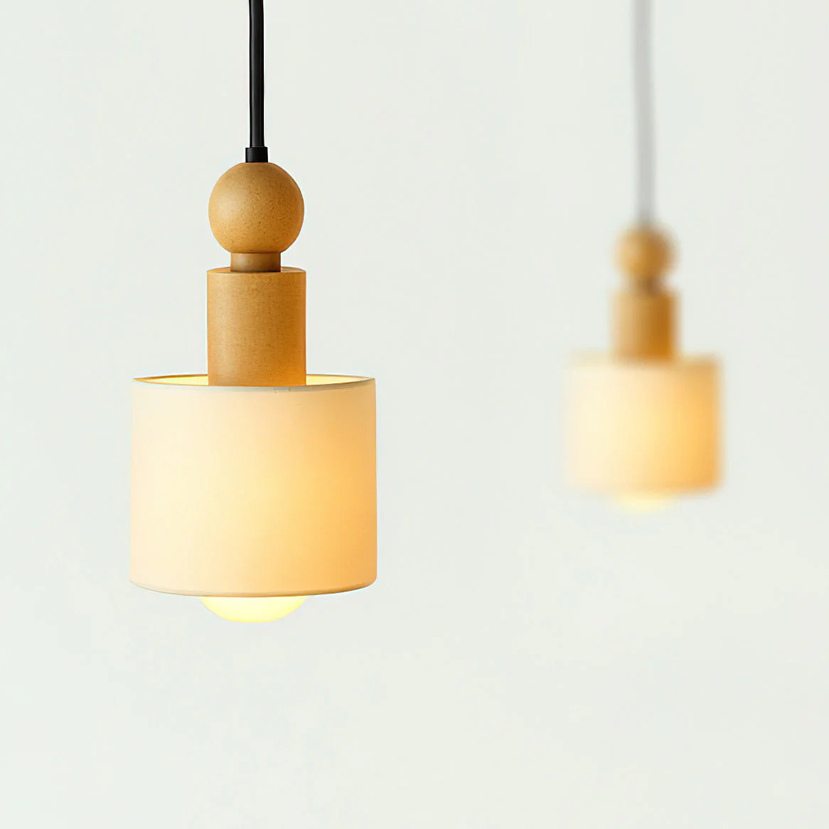 Orne Farmhouse Wood Pendant Light - Image 21