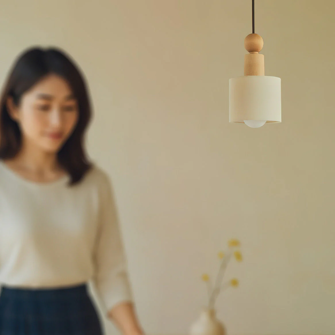 Orne Farmhouse Wood Pendant Light - Image 9