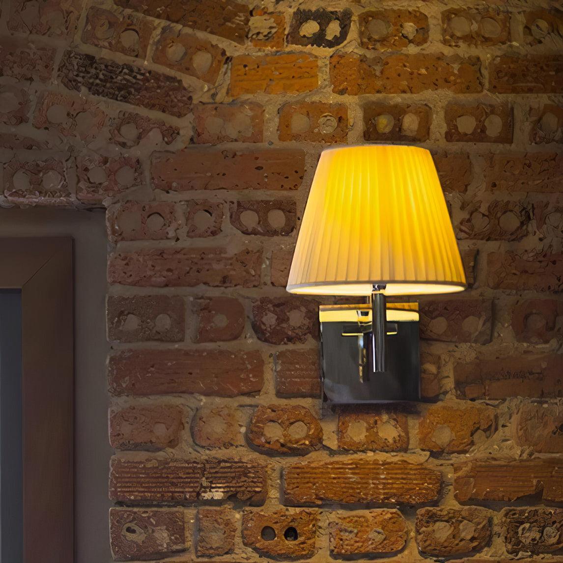 Orsore Chrome Prism Fabric Wall Lamp - Image 16