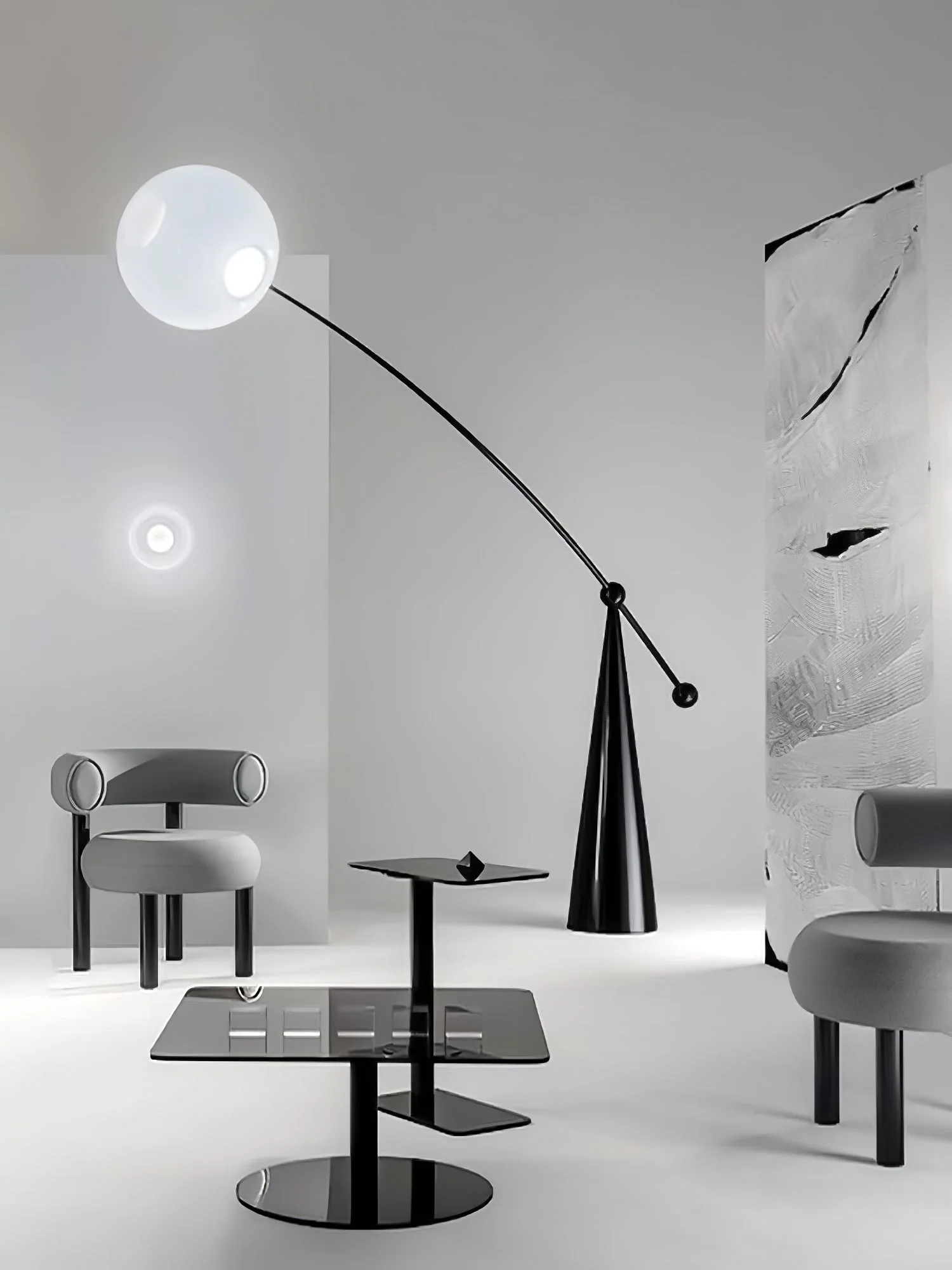 Ortalil Modern Arc Floor Lamp - Image 47