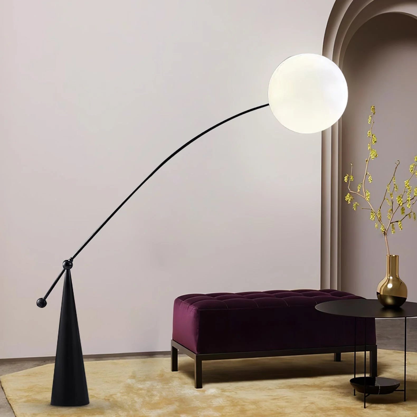 Ortalil Modern Arc Floor Lamp - Image 52