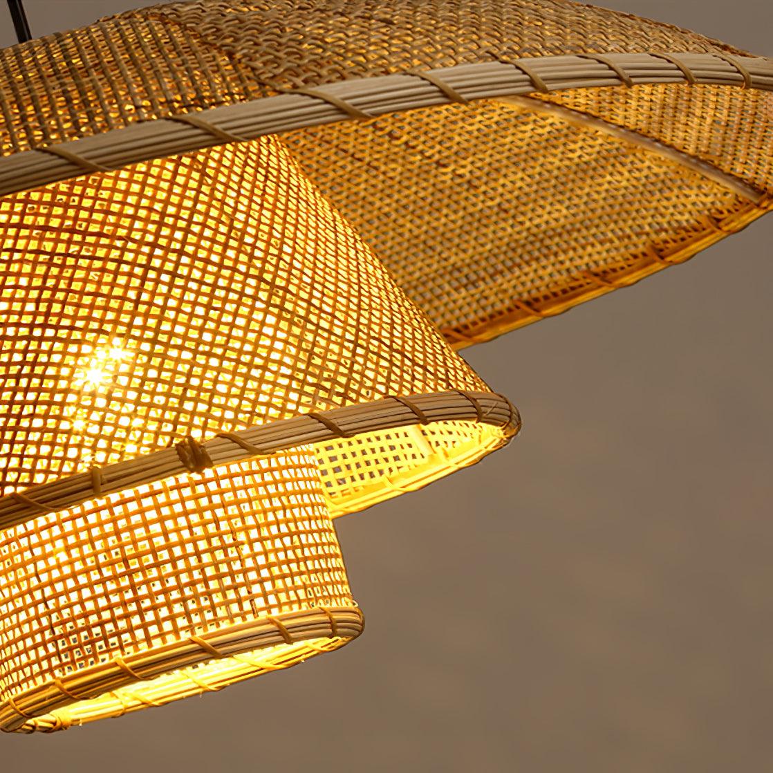 Orvellace Rattan Vintage Pendant Lamp - Image 10