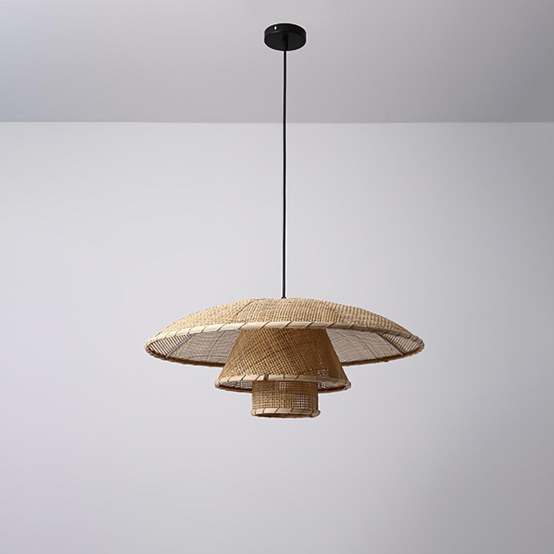Orvellace Rattan Vintage Pendant Lamp - Image 11