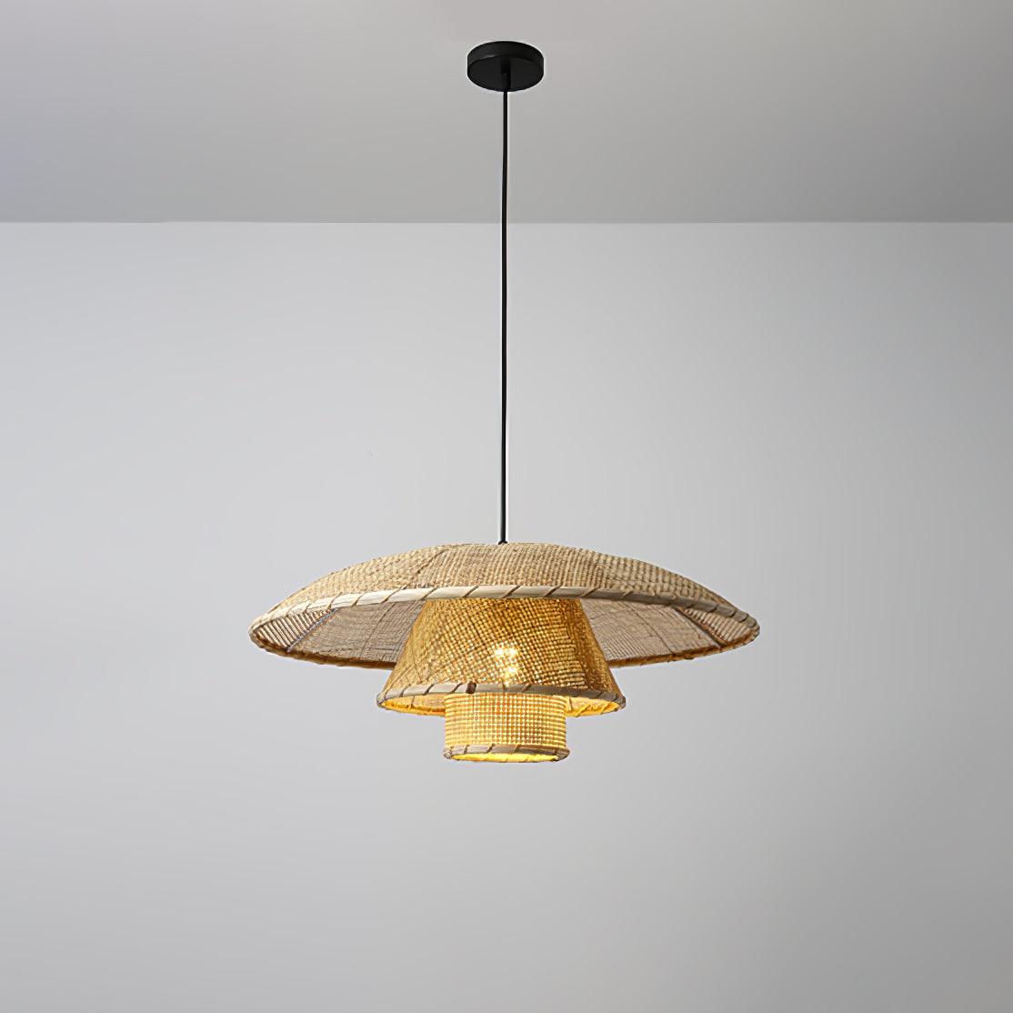 Orvellace Rattan Vintage Pendant Lamp - Image 13