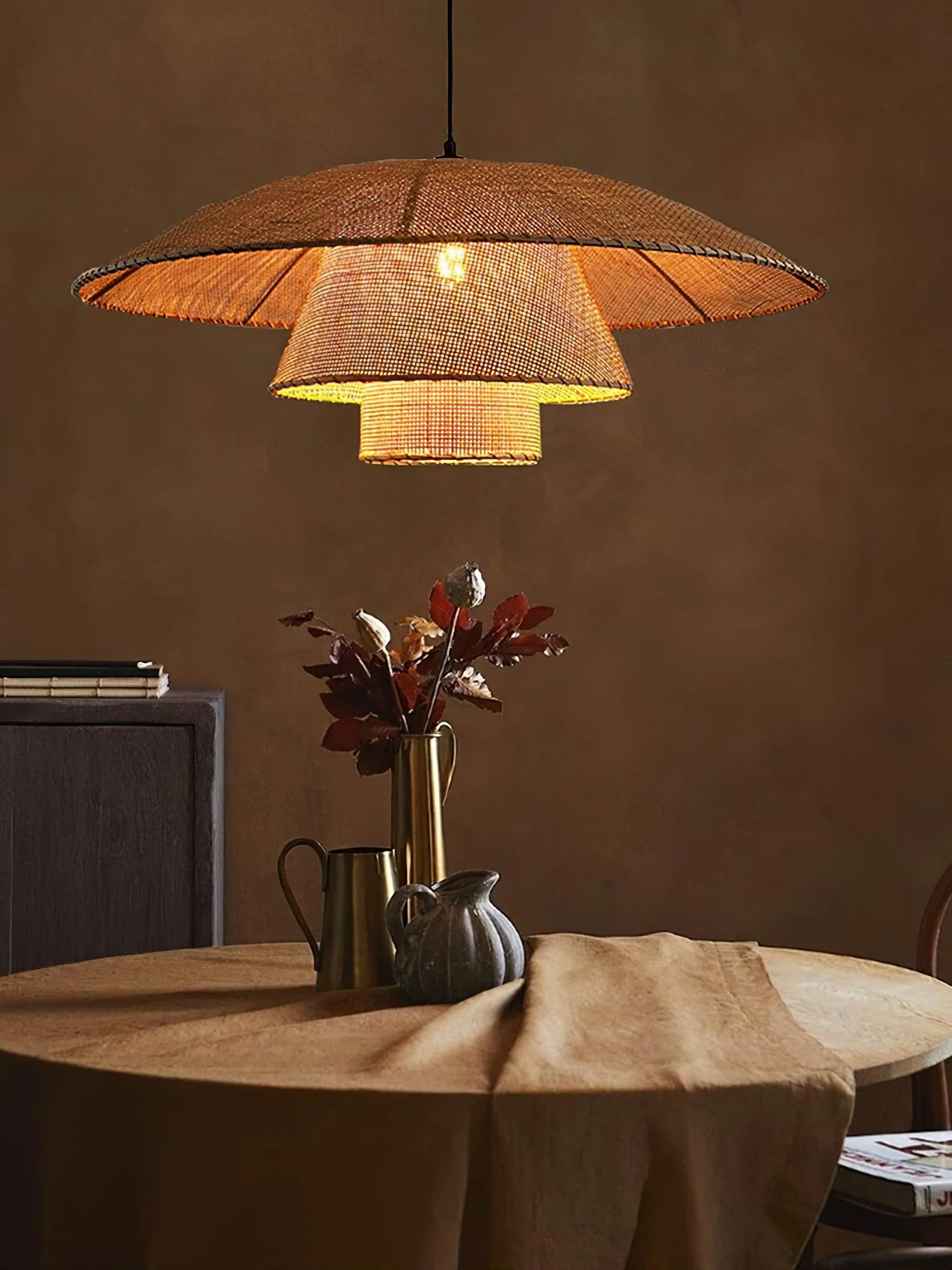 Orvellace Rattan Vintage Pendant Lamp - Image 22