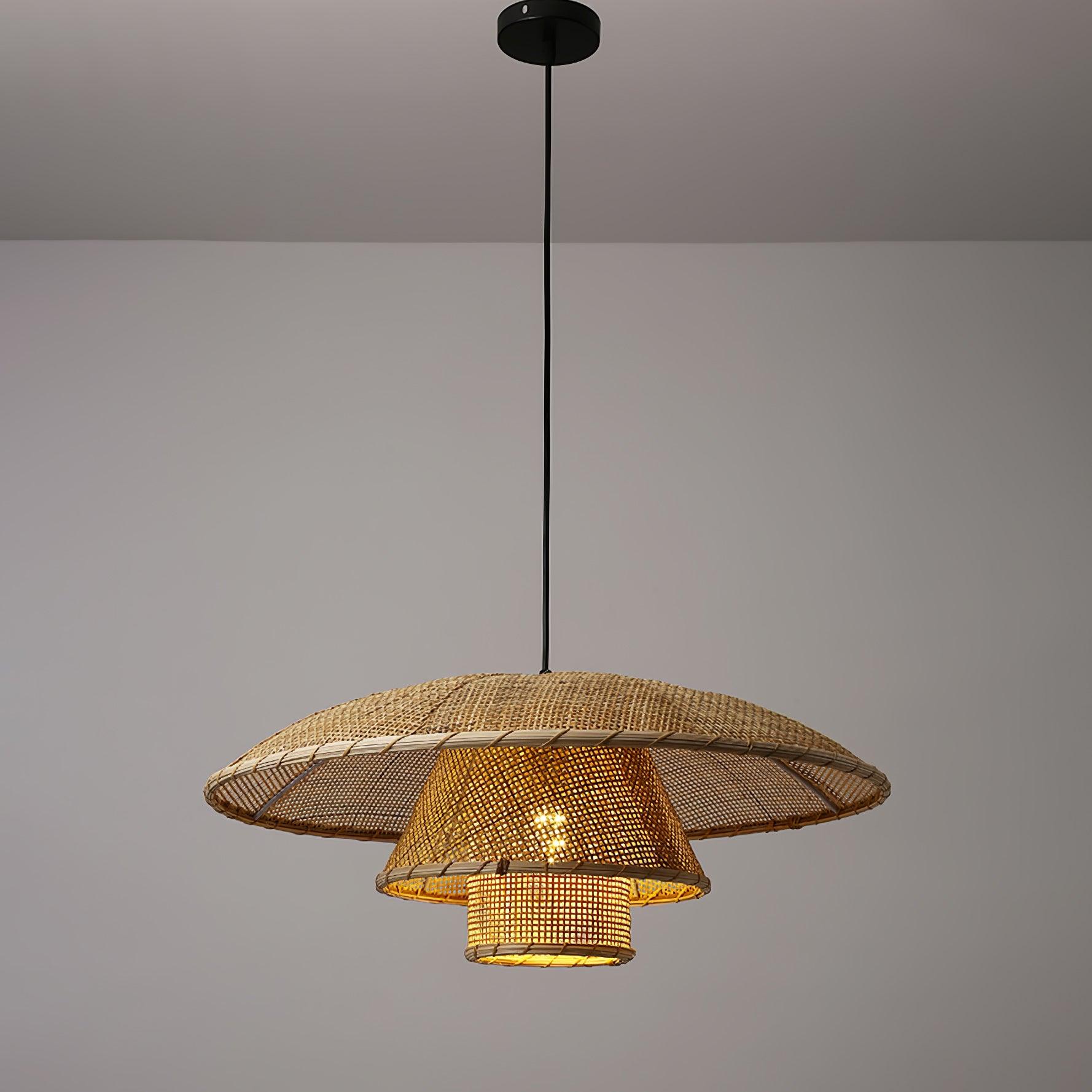 Orvellace Rattan Vintage Pendant Lamp - Image 26