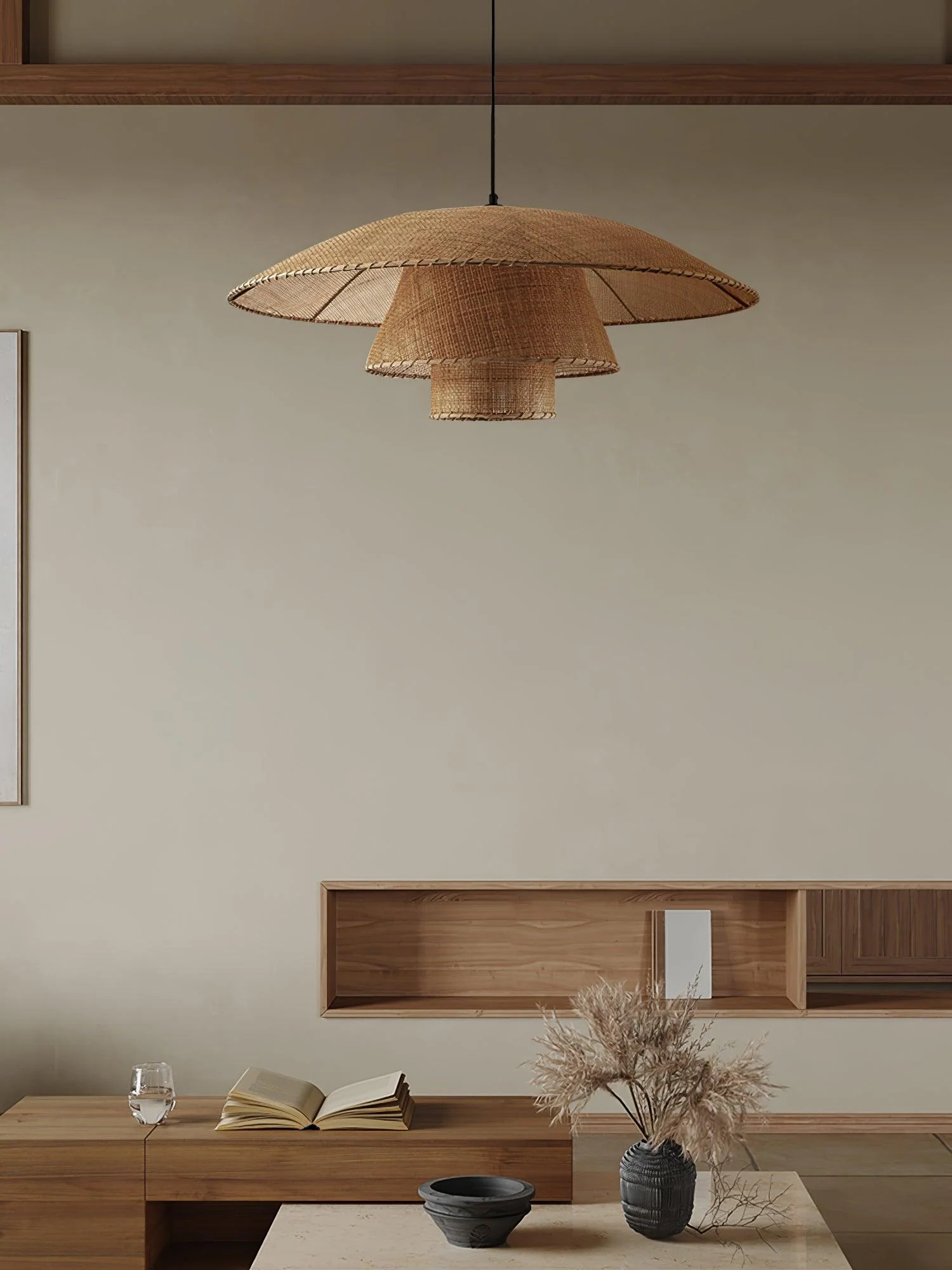 Orvellace Rattan Vintage Pendant Lamp - Image 28