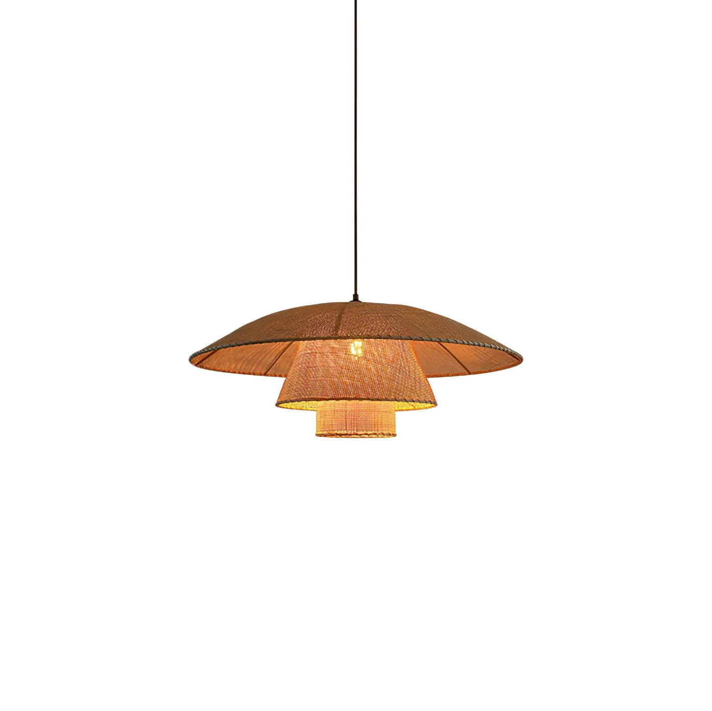 Orvellace Rattan Vintage Pendant Lamp - Image 5