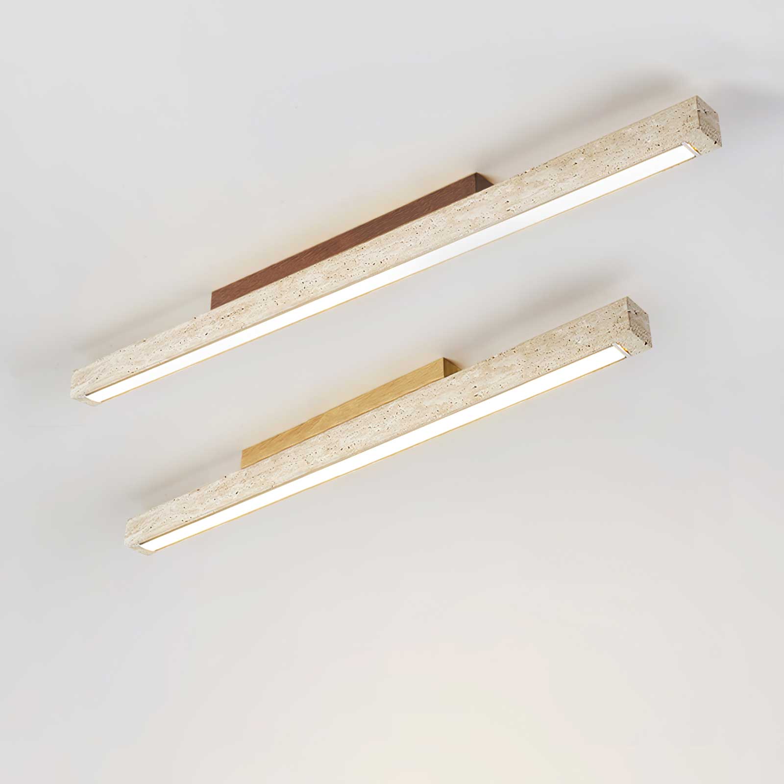 Orvenarae Minimalist Travertine Linear Light - Image 5
