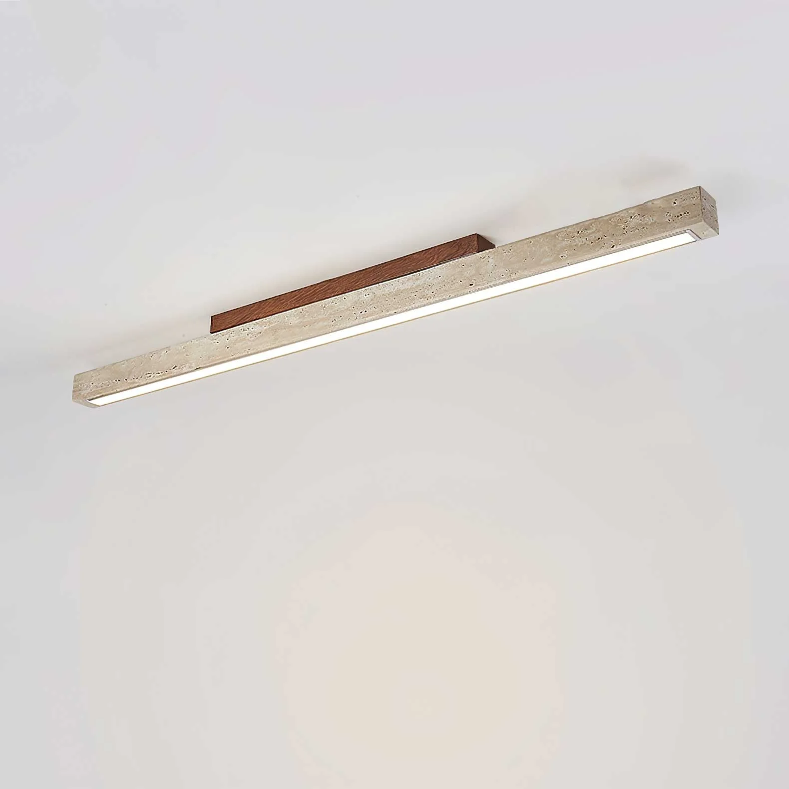 Orvenarae Minimalist Travertine Linear Light - Image 6