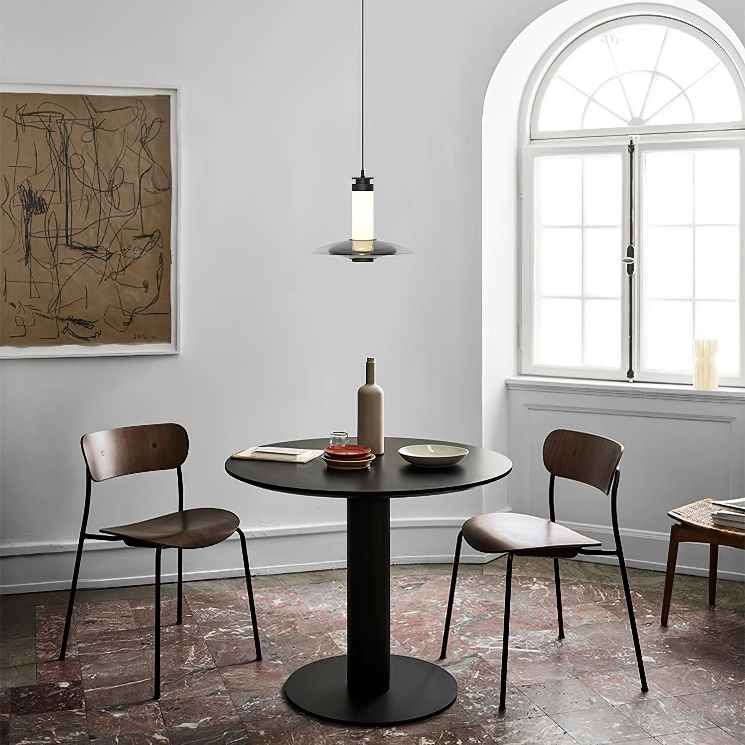 Oryxa Glass Futuristic Pendant Lamp - Image 12