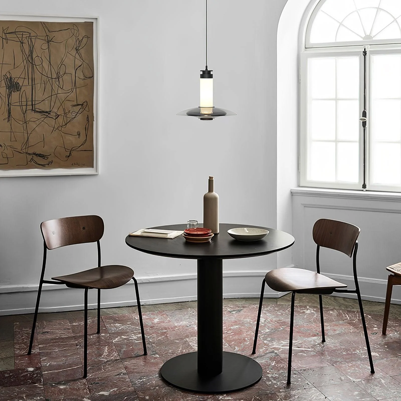 Oryxa Glass Futuristic Pendant Lamp - Image 28