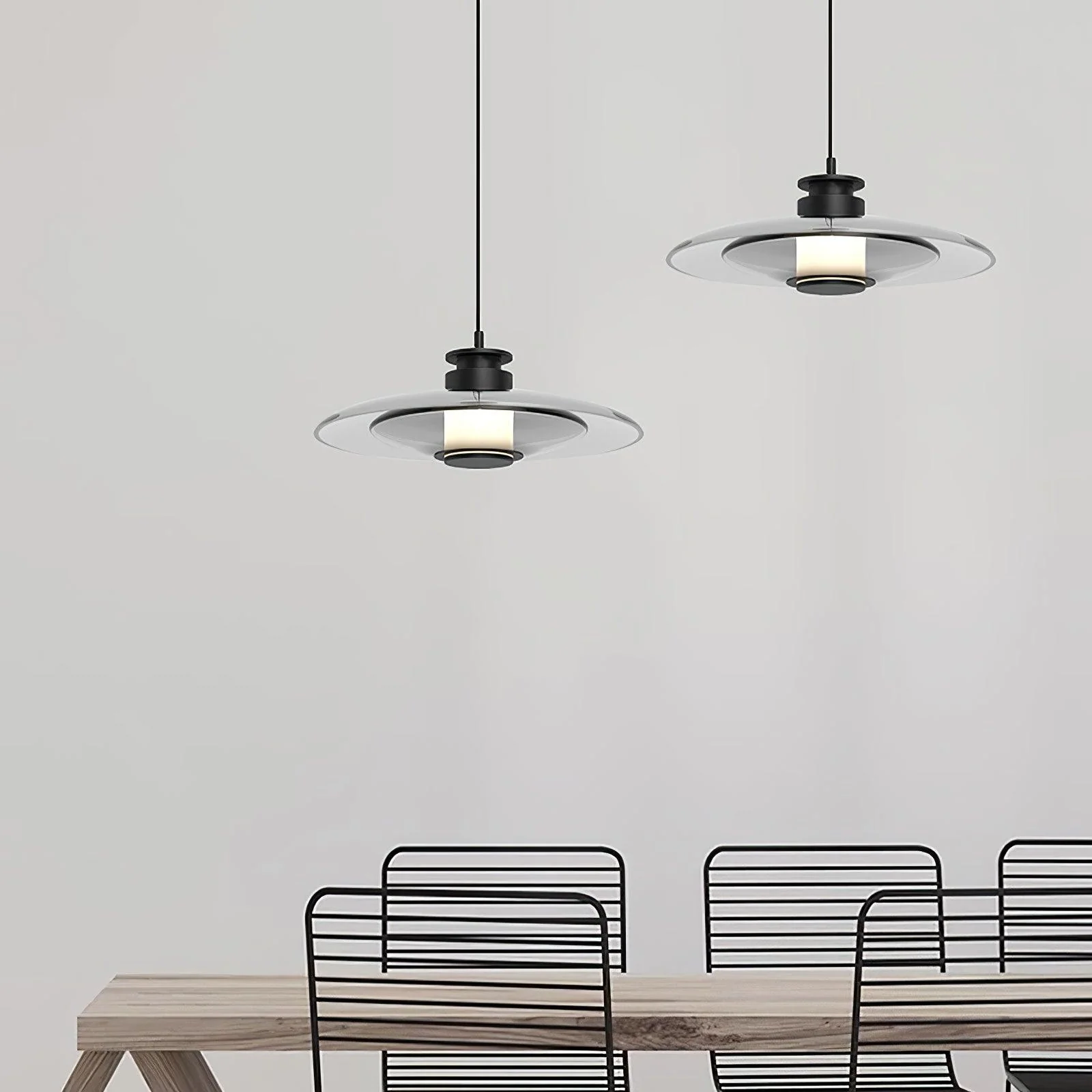 Oryxa Glass Futuristic Pendant Lamp - Image 33