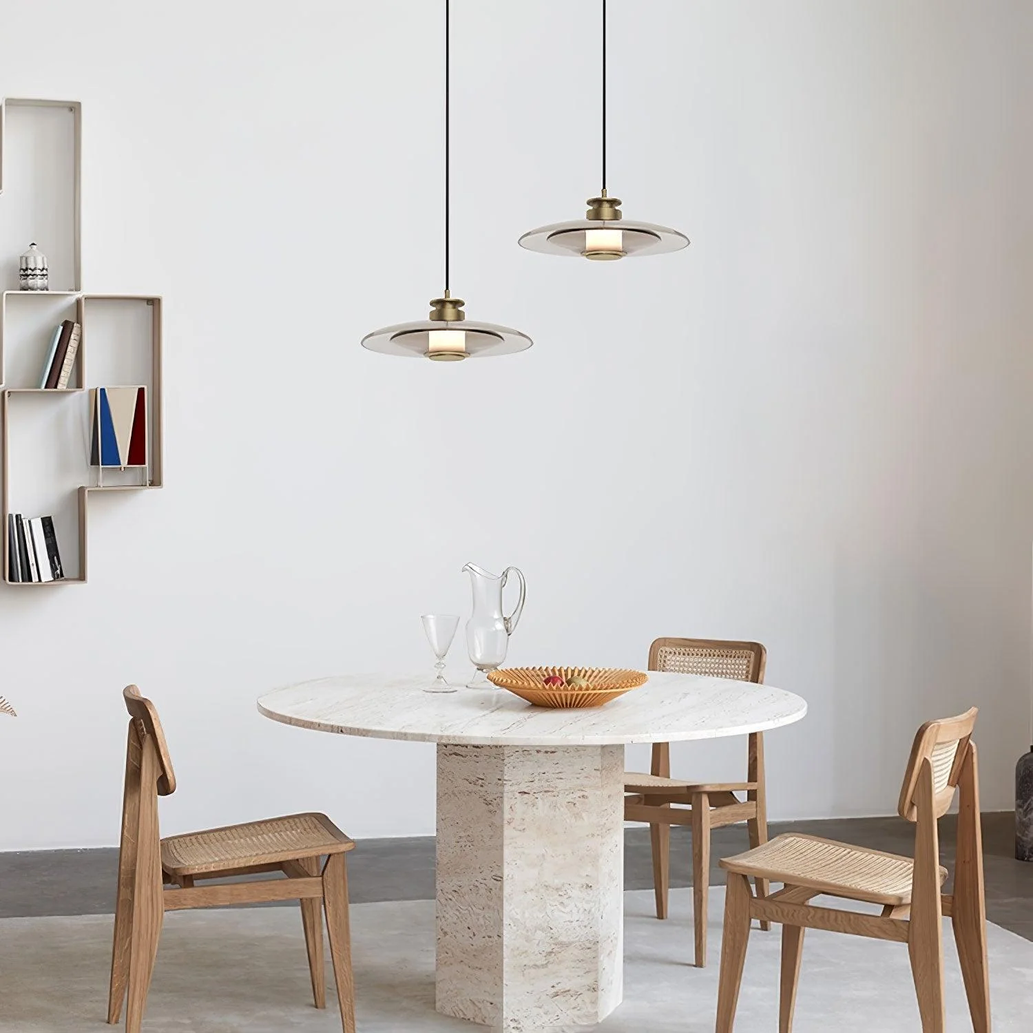 Oryxa Glass Futuristic Pendant Lamp - Image 35
