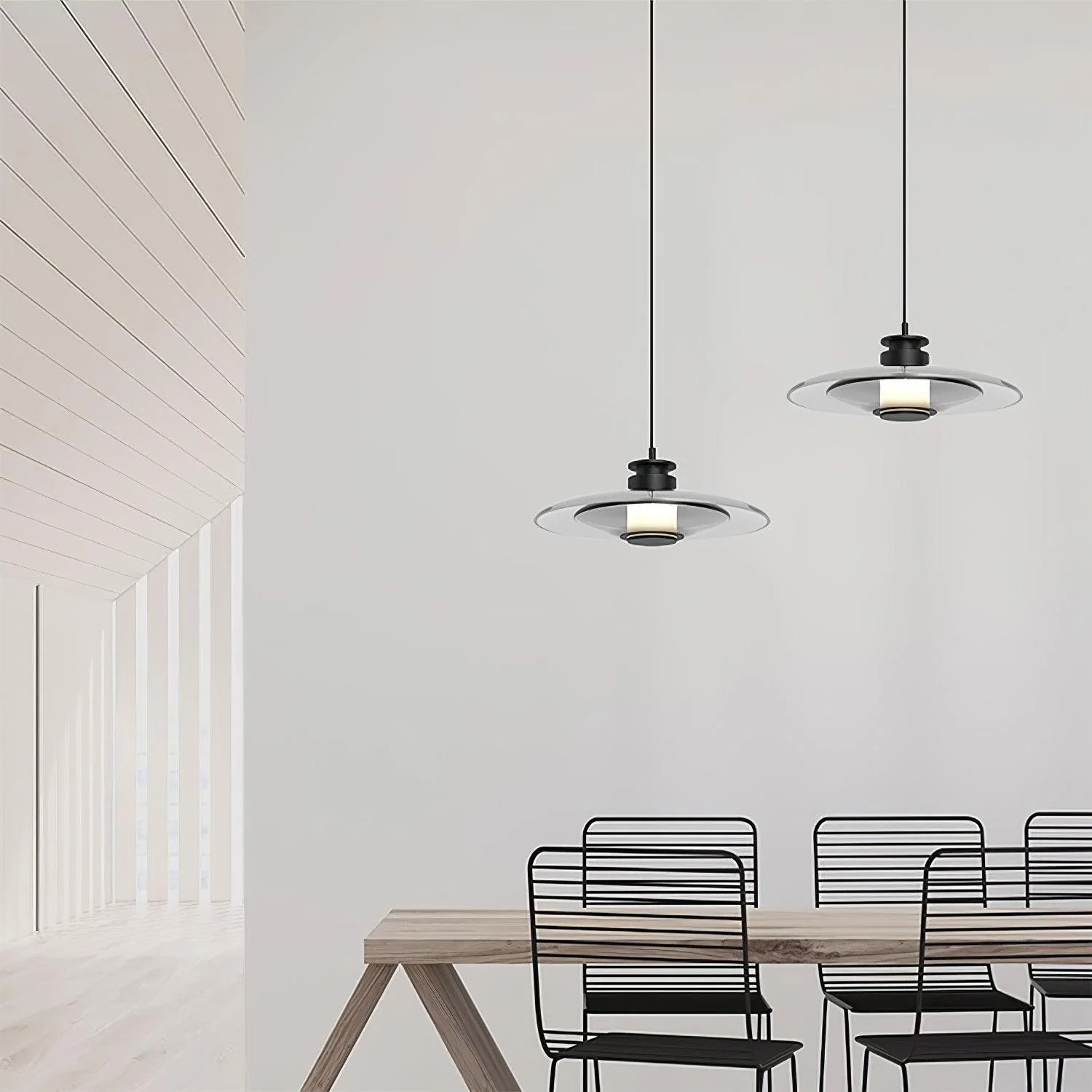 Oryxa Glass Futuristic Pendant Lamp - Image 41