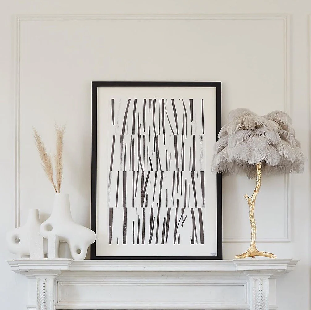Ostrich Contemporary Feather Table Lamp - Image 14