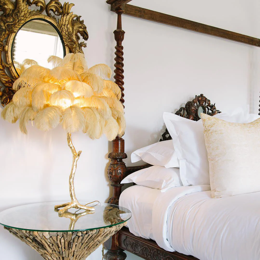 Ostrich Contemporary Feather Table Lamp - Image 25