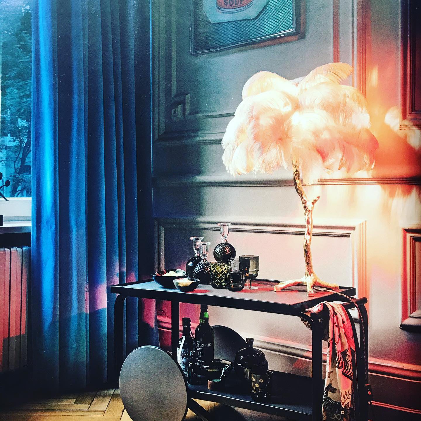 Ostrich Contemporary Feather Table Lamp - Image 27