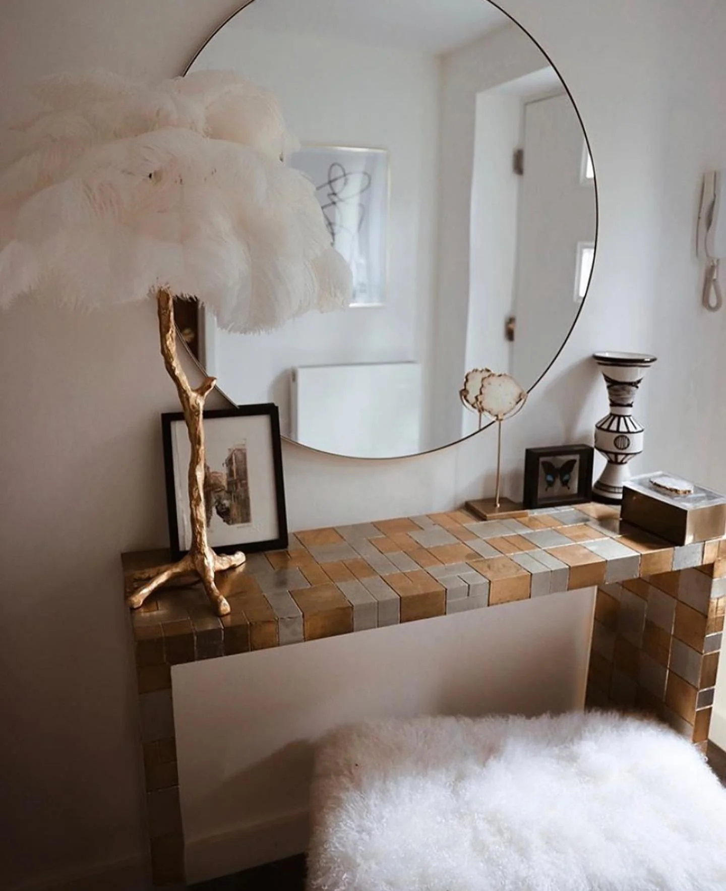 Ostrich Contemporary Feather Table Lamp - Image 45