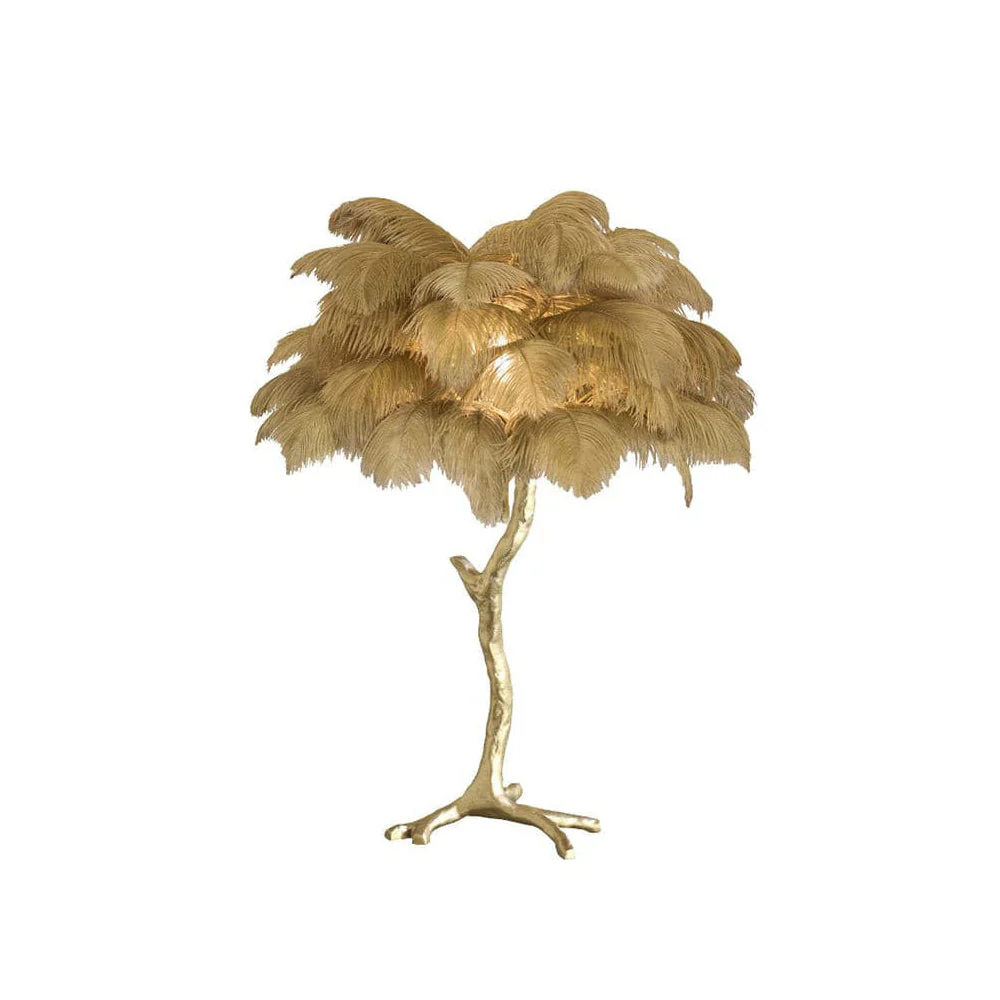 Ostrich Contemporary Feather Table Lamp - Image 61
