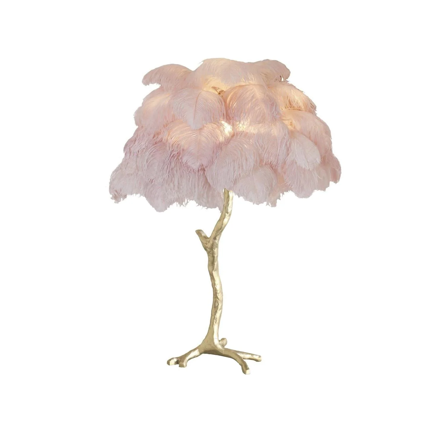 Ostrich Contemporary Feather Table Lamp - Image 84