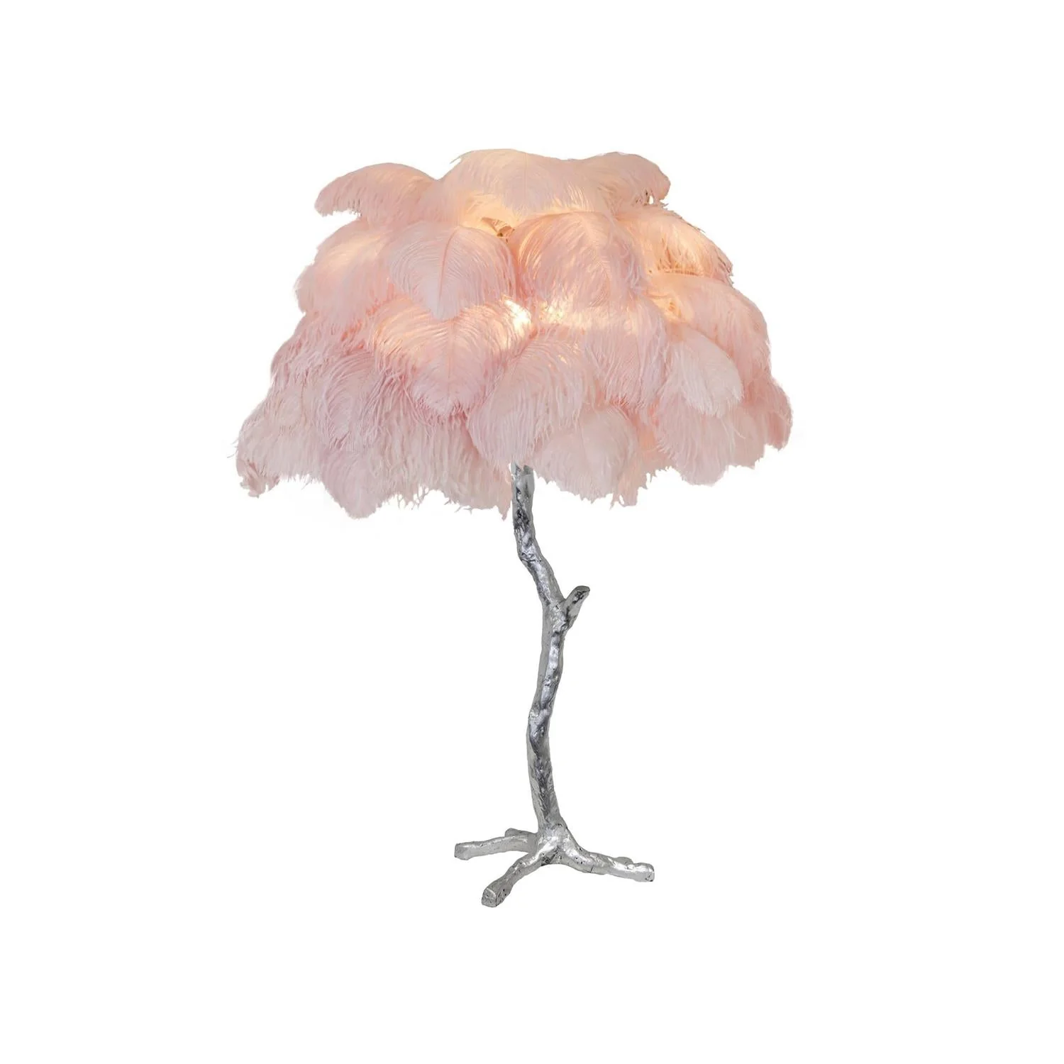 Ostrich Contemporary Feather Table Lamp - Image 94