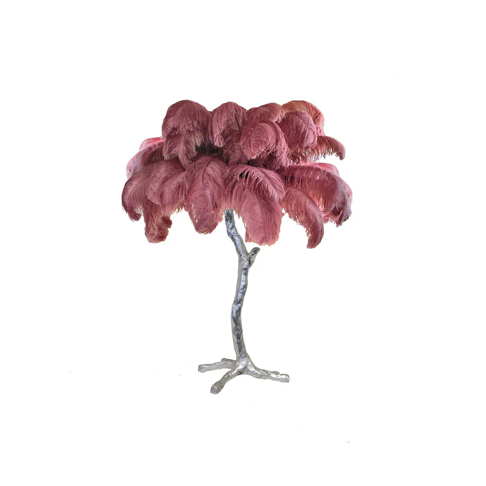 Ostrich Contemporary Feather Table Lamp - Image 96