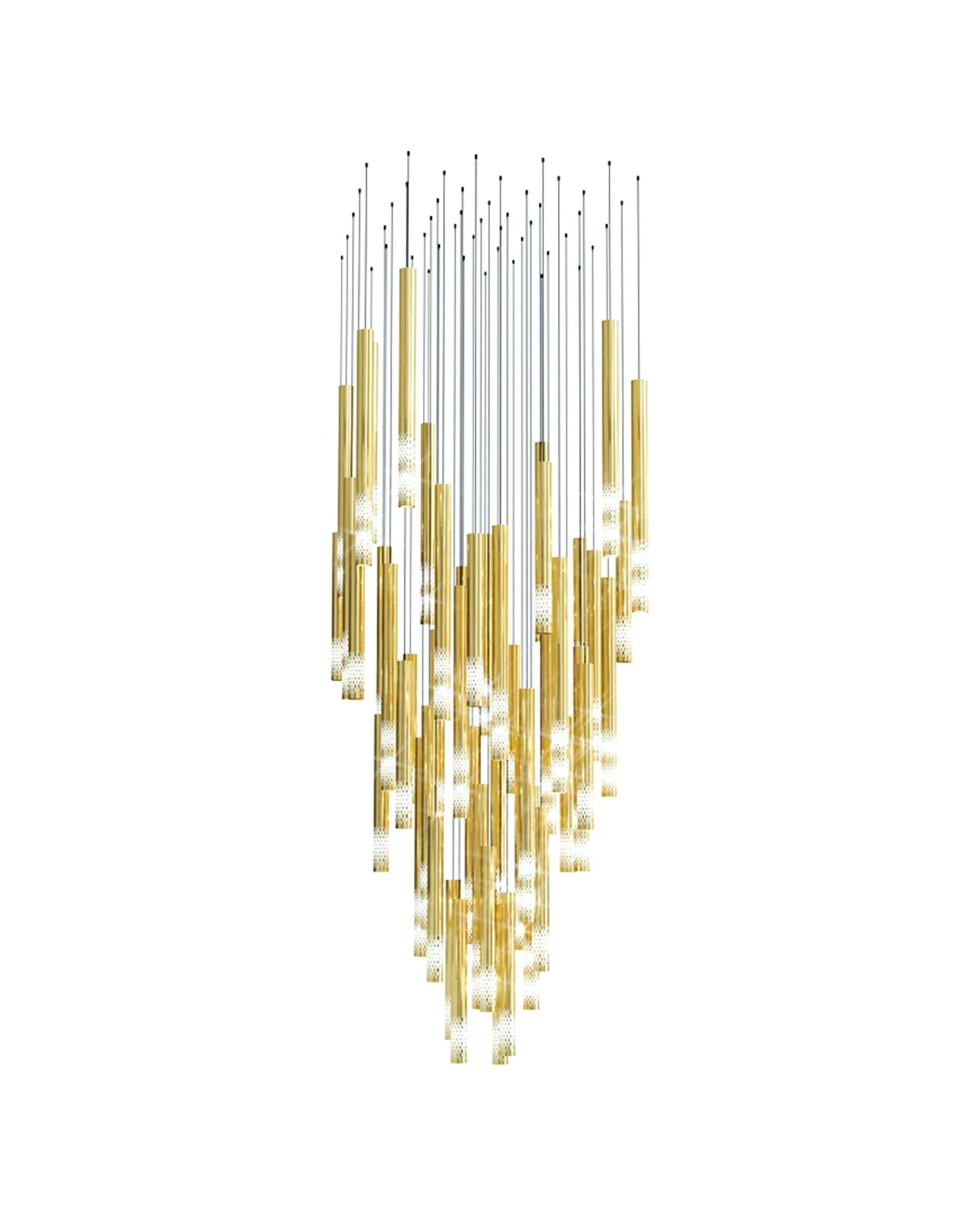 Ovynira Gold Rod Chandelier - Image 20