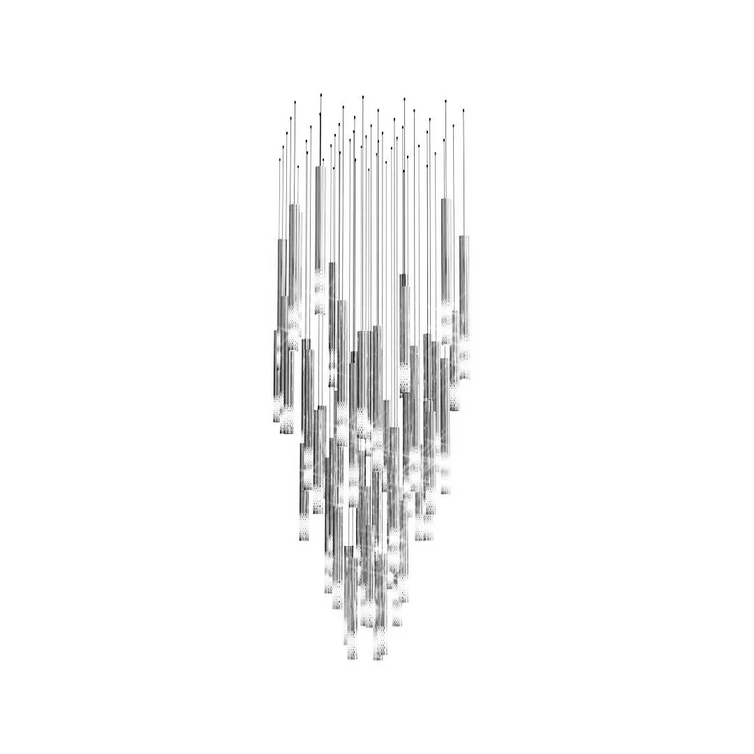 Ovynira Gold Rod Chandelier - Image 33