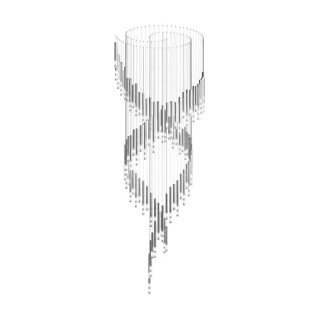 Ovynira Gold Rod Chandelier - Image 41