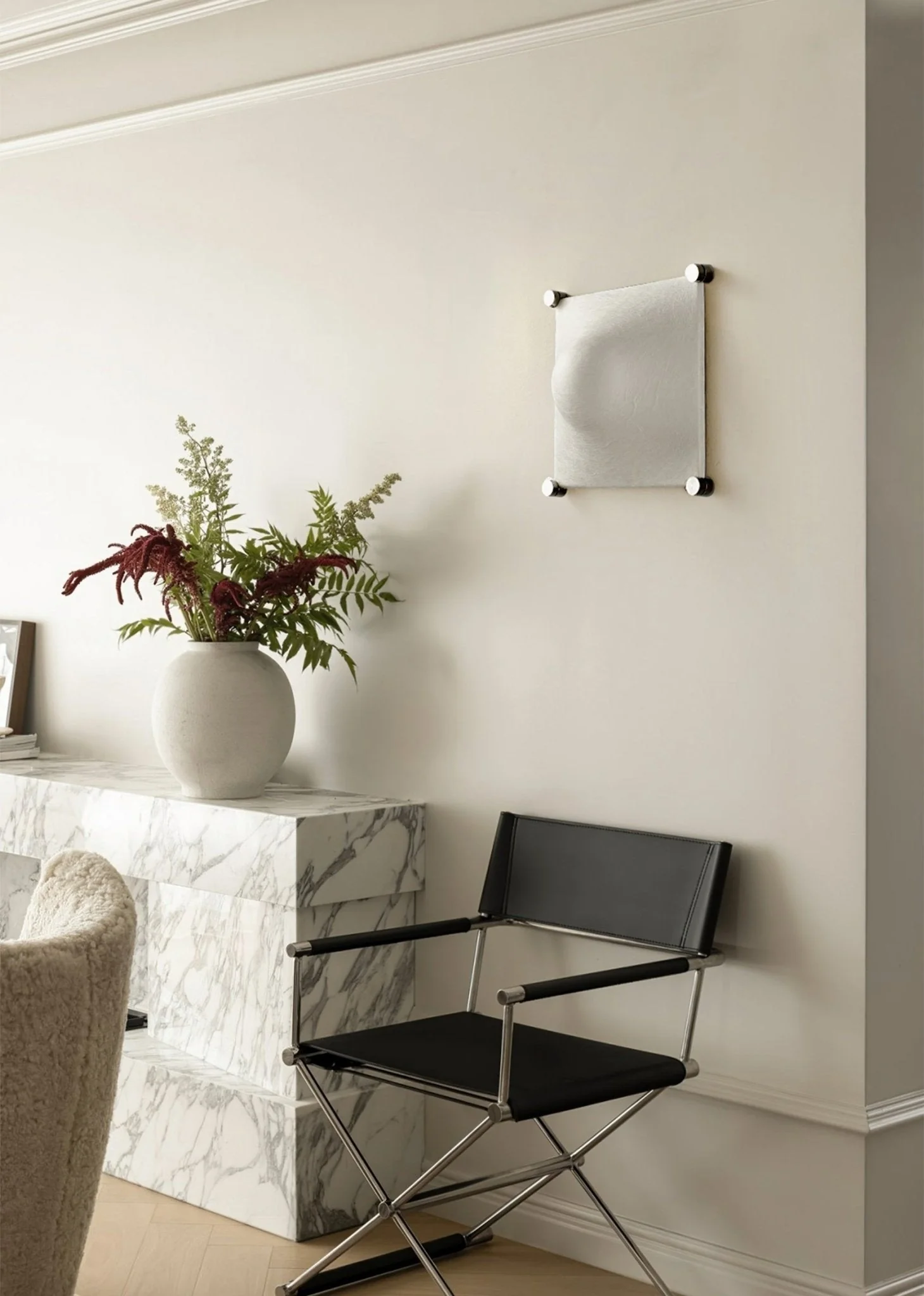Panel Rustic Silk Wall Light - Image 10