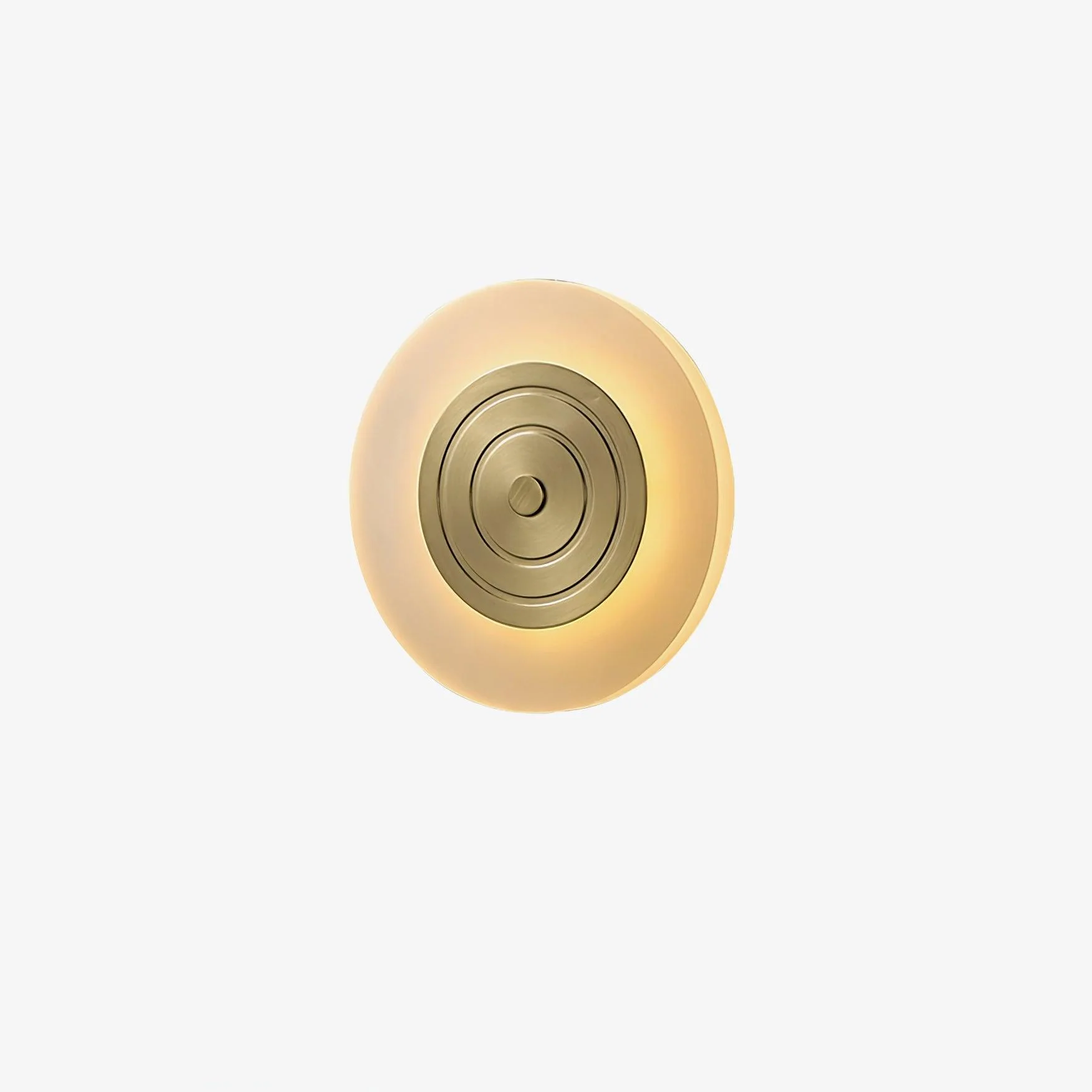Patricia Round Moon Elegance Brass Wall Lamp - Image 10