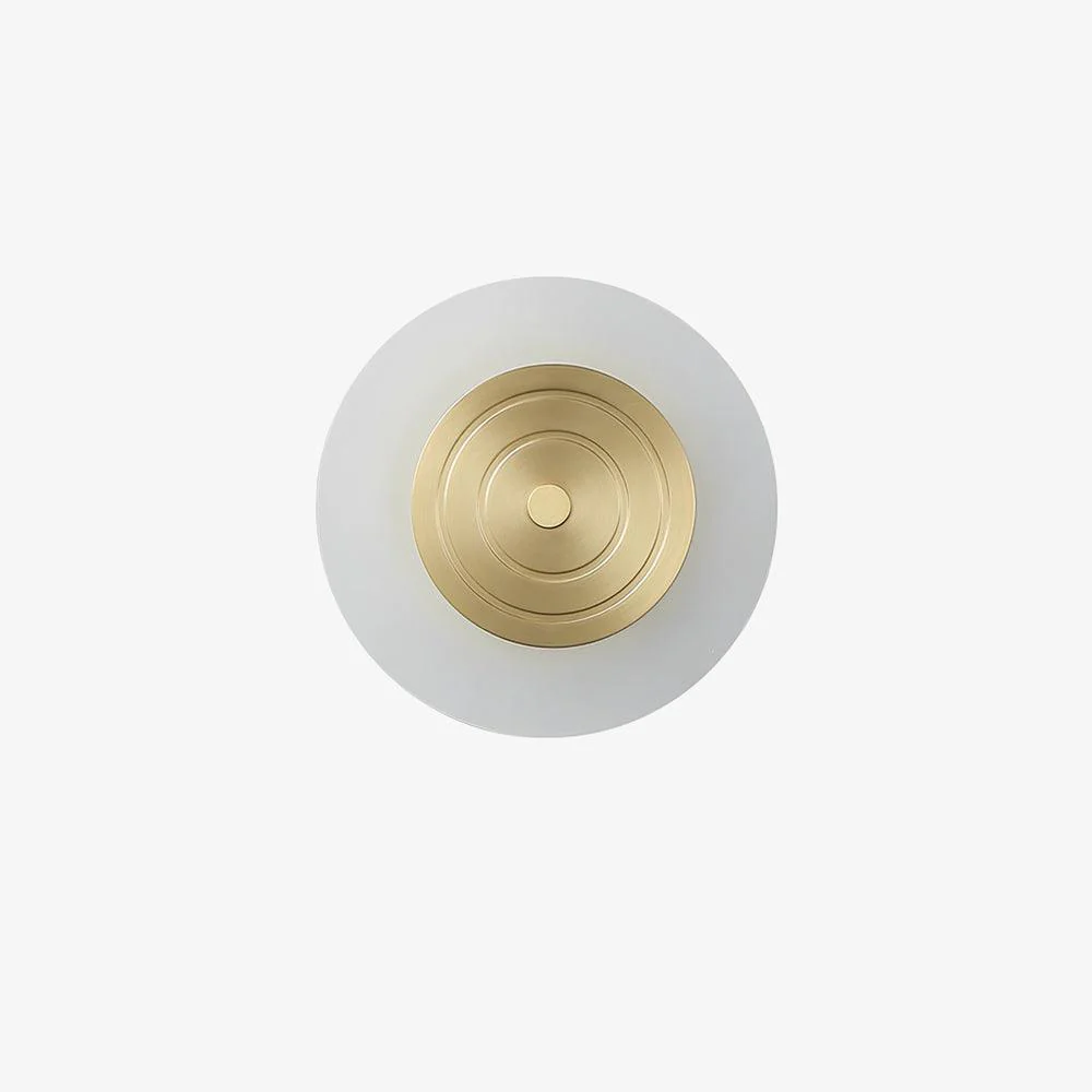 Patricia Round Moon Elegance Brass Wall Lamp - Image 8