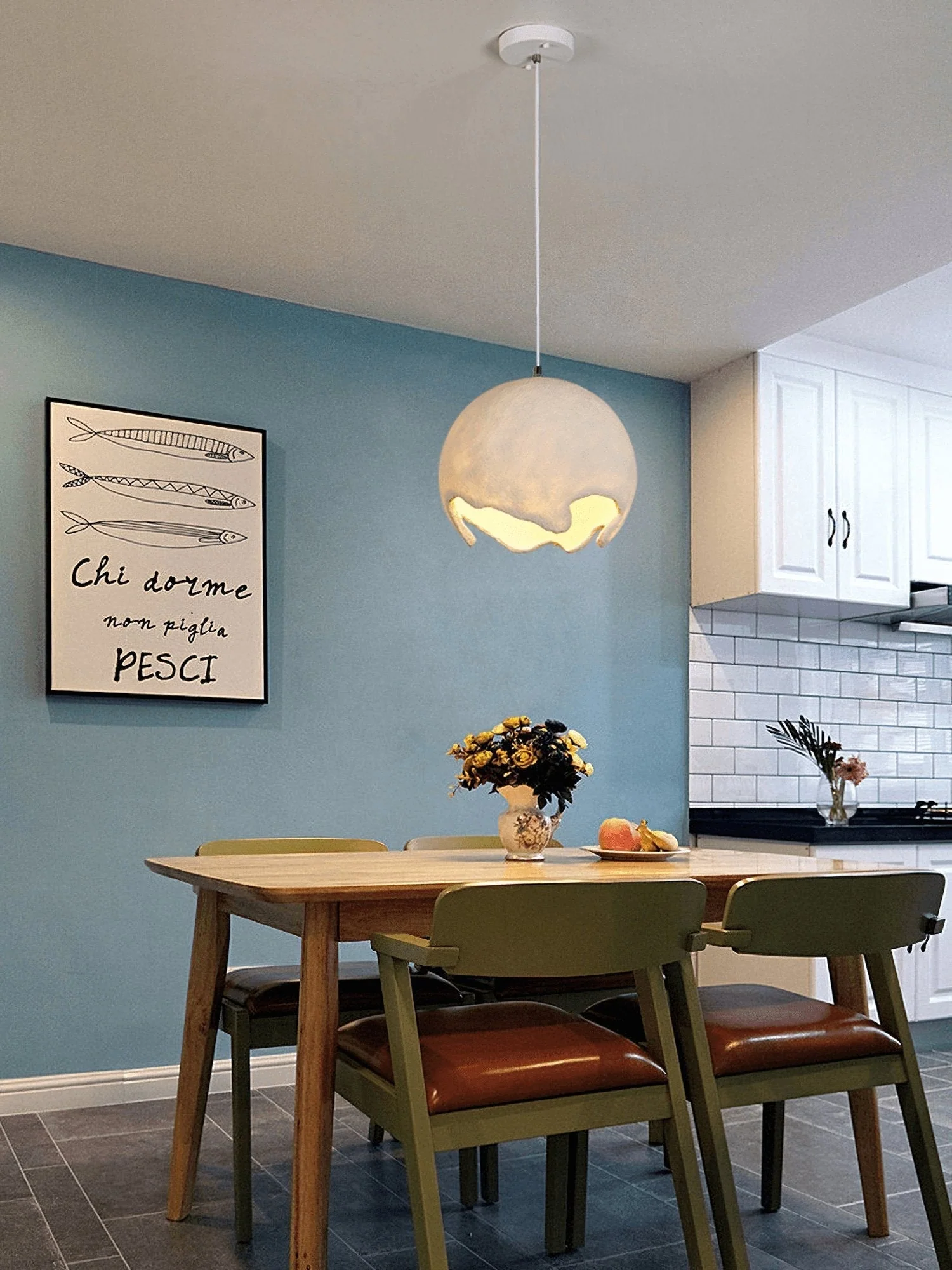 Patrick Wabi-Sabi Resin Pendant Light - Image 47