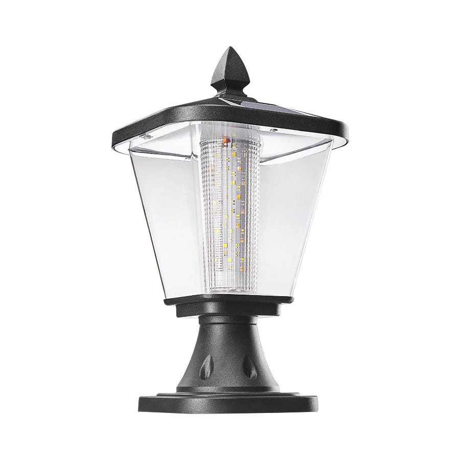 Paxton LED Solar Pyramid Outdoor Pillar Lights - Image 10