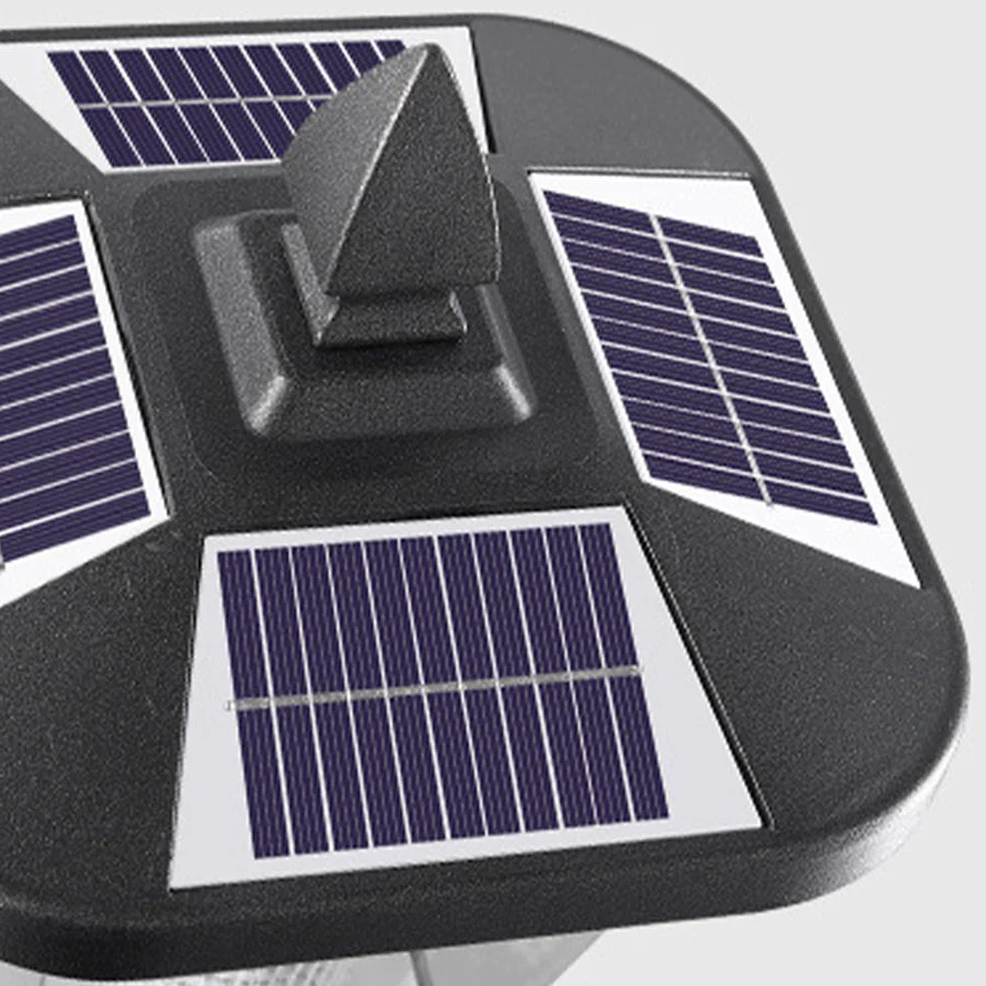 Paxton LED Solar Pyramid Outdoor Pillar Lights - Image 9