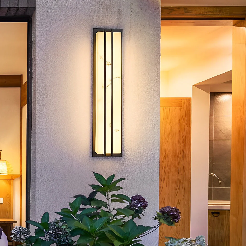 Peacul Minimalist LED Modern Resin Outdoor Wall Light