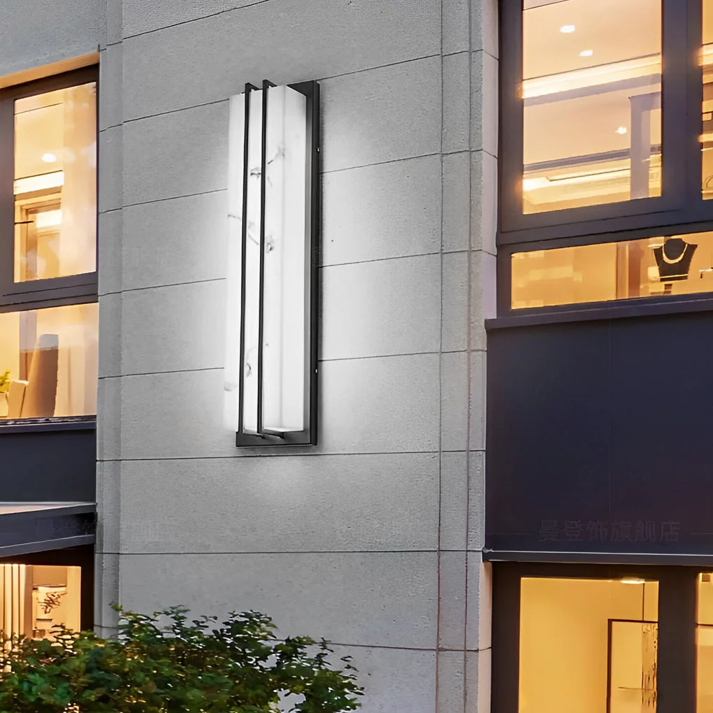 Peacul Minimalist LED Modern Resin Outdoor Wall Light - Image 3