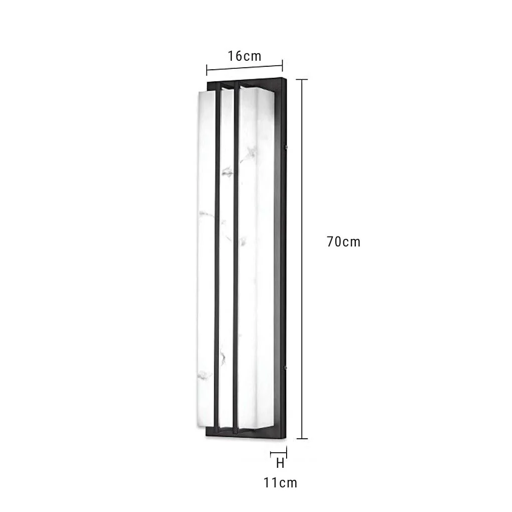 Peacul Minimalist LED Modern Resin Outdoor Wall Light - Image 6